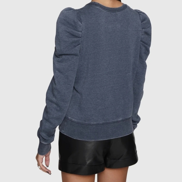 NWT Rebecca Minkoff Janine Puffer Ruffle Long Sleeve Sweater - Picture 8 of 8